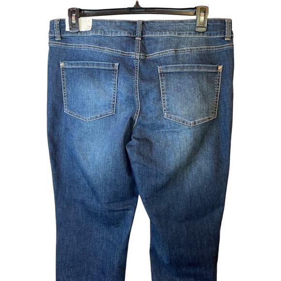 MAURICES Plus Size Everflex Dark Mid Rise Super Skinny Jean Women's Size 16 - Picture 4 of 11